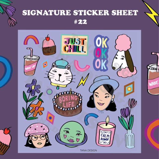 [Tana.design] Sticker diecut No.22