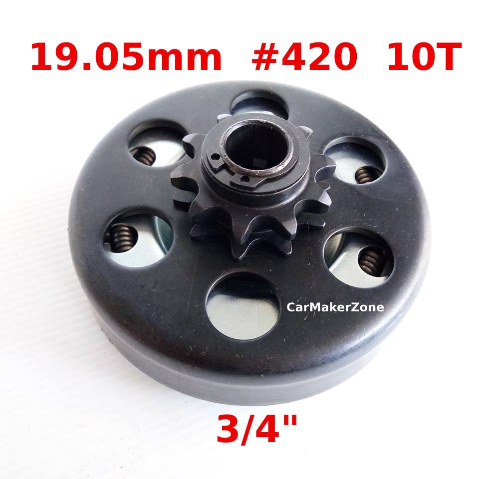 19.05 mm #420 10T คลัช (สต๊อกไทย) คลัชท์ แรงเหวี่ยงอเนกประสงค์ มินิไบค์ Minibike GoKart