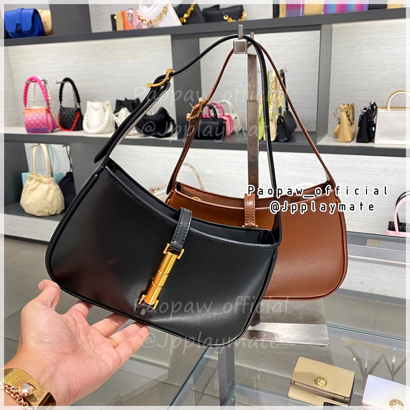 Charles&amp;keith กระเป๋าสะพายข้าง รุ่น Cesia Metallic Accent Shoulder Bag CK2-20151158 แท้จากชอป 100%