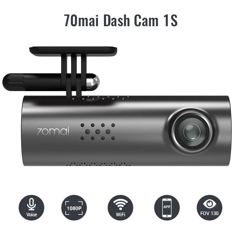 ๑◎ศูนย์ไทย [ทักแชทรับโค้ด] 70mai Dash Cam 1S กล้องติดรถ (Global Ver.) ความละเอียด 1080P | Sony IMX307-1Y