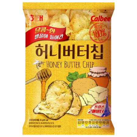 Haitai Honey butter chips  해태 허니버터칩 ไฮไท ฮันนี่บัตเตอร์ชิพ 60g