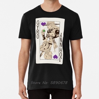 เสื้อยืด พิมพ์ลาย Johnny Joestar Gyro Zeppeli Jjba Jojos Bizarre Adventure สําหรับผู้ชายS-5XL