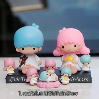 โมเดลหัวโยก Little Twin Stars แบบมีที่วางโทรศัพท์ ราคา 399 บาท ต่อ คู่