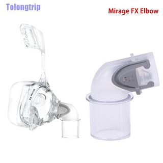 Tolongtrip&gt; ท่อข้อศอก Fx แบบเปลี่ยน สําหรับ Resmed Mirage Swivel Cpap 1 ชิ้น