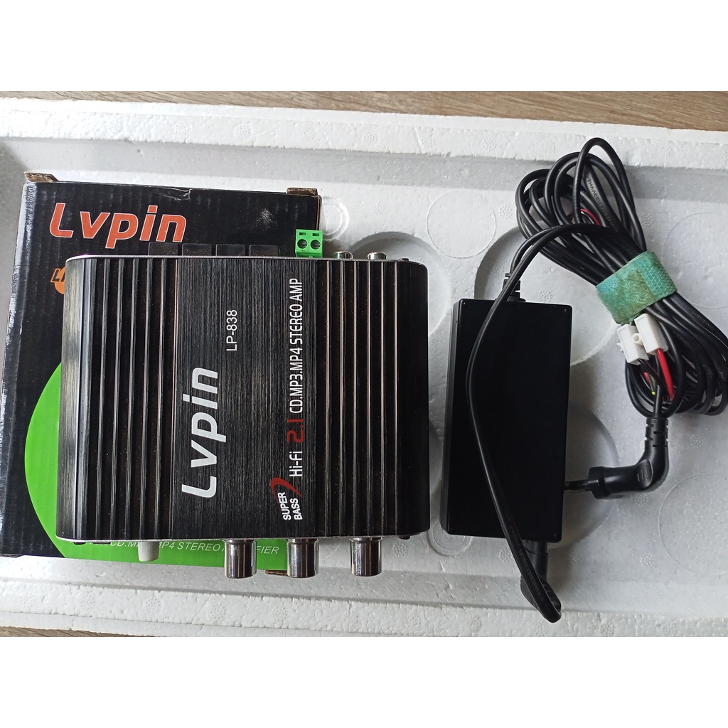 เครื่องขยายแอมป์จิ๋วLVpin พร้อมอแดปเตอร์ [มือ2]