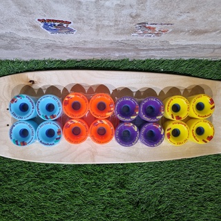 [0316][US] ล้อสเก็ตบอร์ด Orangatang รุ่น FAT FREE 65x37mm 77-86A ฟ้า ส้ม ม่วง เหลือง