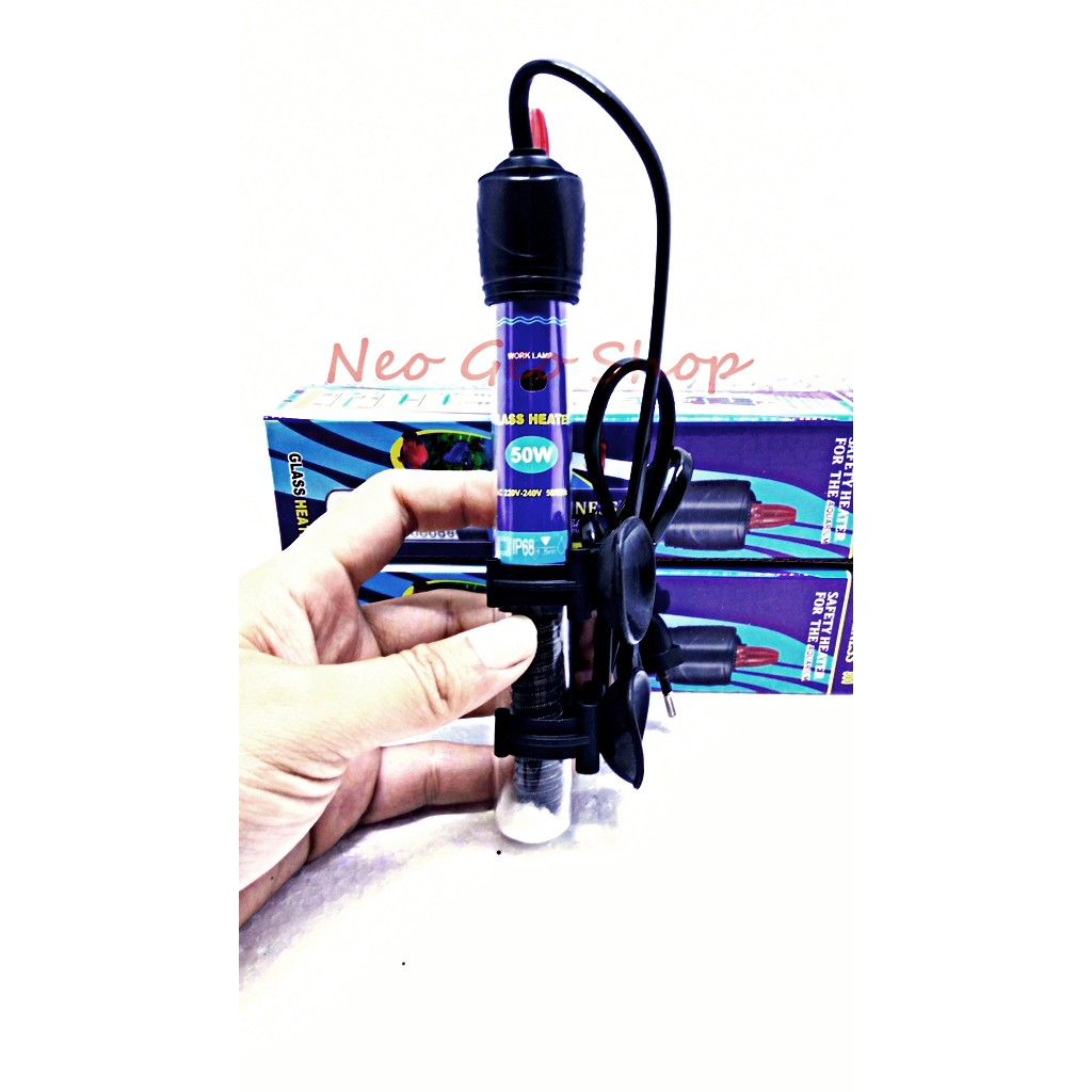 เครื่องทําน้ําอุ่นตู้ปลา aquascape 50 75 วัตต์