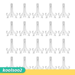【สต็อกพร้อม】ขาตั้งพลาสติกสําหรับตั้งรูปถ่าย 20 ชิ้น