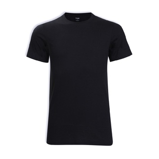 [S-5XL] [NEW IN] WRANGLER เสื้อยืดแขนสั้น TEE S/S รุ่น WR W1804001 Black แรงเลอร์ เสื้อผ้าผู้ชาย เสื้อยืด เสื้อยืดผู้ชาย