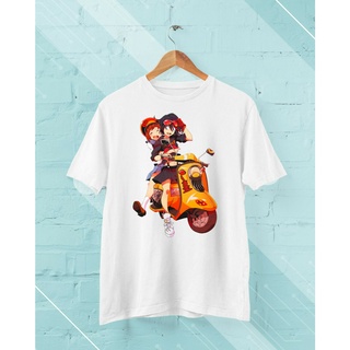 tshirtเสื้อยืดคอกลมฤดูร้อนเสื้อยืด พิมพ์ลาย Matoi Ryuko Mako Flcl Vespa สไตล์คลาสสิกSto4XL