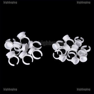 [highbuying] ถ้วยหมึกสักขนตาถาวร 100 ชิ้น