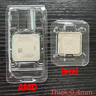 Intel AMD CPU ปลอกป้องกัน CPU พุพอง CPU กล่องพับ CPU pin กล่องบรรจุ จัดส่งจาก 10 ชิ้น