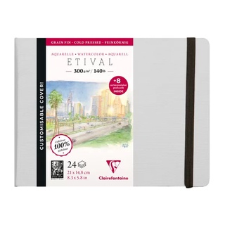 Clairefontaine Etival hardbound Watercolour Books with PostC…
