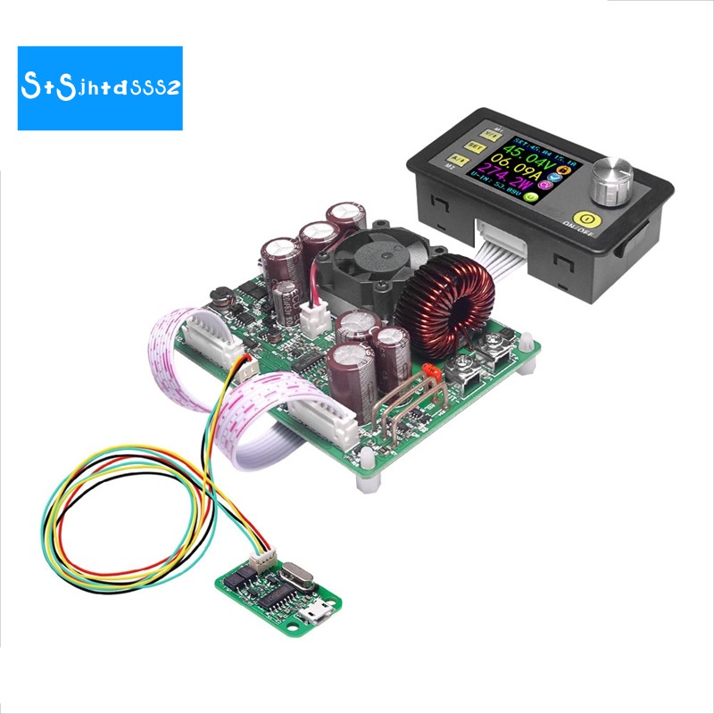 RD DPS5020 DC-DC Buck Converter - 0-50V 20A Adjustable Step-Down Power Supply Module With Voltmeter