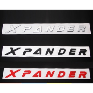 โลโก้ตัวอักษรแยก เอ็กเพนเดอร์ มิตซุบิชิ ติดฝากระโปรงหน้า Mitsubishi LOGO XPANDER hood front and rear logo XPANDER tail l