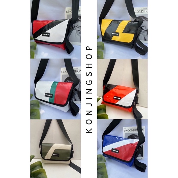 กระเป๋าผ้าใบสายเบลล์ แถมฟรีดันทรง กันน้ำ ขนาด:กว้าง4