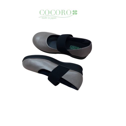 Cocoro Shoes รองเท้าคัทชูผู้หญิง น้ำหนักเบาพื้นโมจินุ่ม รองรับแรงกระแทก รุ่น 4250 Mochi Charcoal