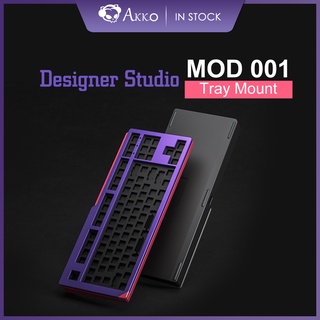 Akko MOD001 Barebone Mechanical Keyboard Custom Kit Cnc คีย์บอร์ด Cnc อลูมิเนียม Diy สาย Usb-C 80% ซ็อกเก็ต Diy 3-Pin / 5-Pin