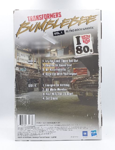 Transformers Bumblebee Gold Camaro – SDCC 2018 Exclusive Studio Series Retro Rock Garage Vol.1 - 2