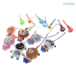 Nickolas ที่ตั้งลูกกอล์ฟ แบบเชือกถัก PVC ลายการ์ตูน หลากสี