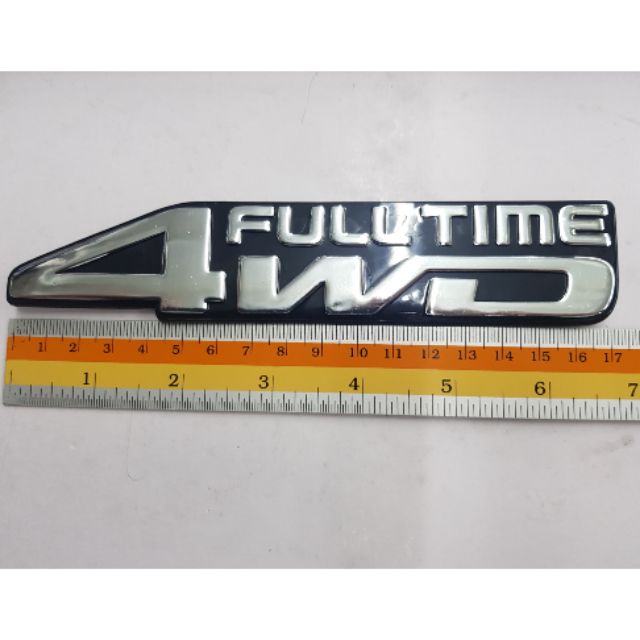 ^Logo 4WD ของรถ Toyota 17 x 3.4 cm