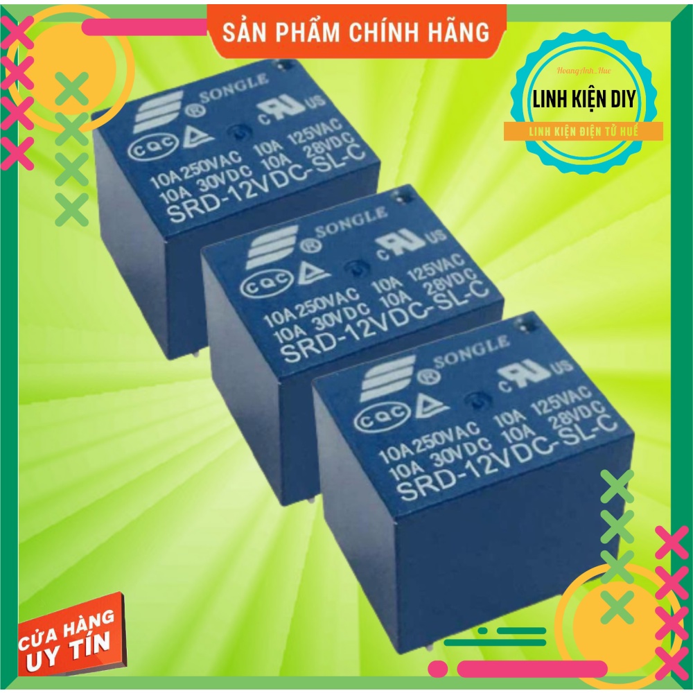[S201] รีเลย์ 3V / 5V / 9V / 12V / 24V 5 ขา Songle รีเลย์ SRD-03VDC-SL-C SRD-05VDC-SL-C SRD-12VDC-SL