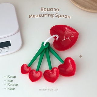 ✦ พร้อมส่ง ✦ ชุดช้อนตวง 5 ชิ้น ช้อนตวงวัตถุดิบ ช้อนตวงลายหัว…