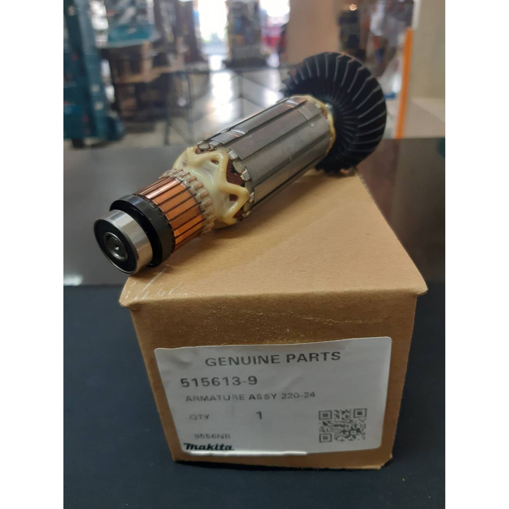 Makita อtไหล่ทุ่น เจียร์ 4นิ้ว รุ่น 9556NB 9556HN 9556HP  part no. 515613-9 / 510084-5 ของแท้