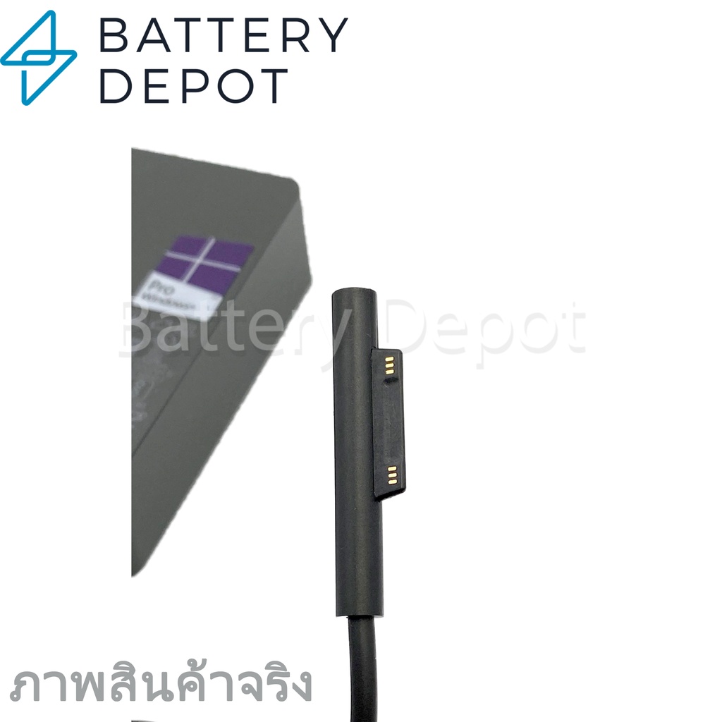 Microsoft Surface Adapter ของแท้ ค่าไฟ 65W 15V 4A สายชาร์จ Surface Pro 7 8 9 / Surface 1706, 1796 สายชาร์จ Surface