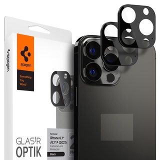 Spigen กระจกนิรภัยกันรอยเลนส์กล้อง 2 ชิ้น สําหรับ iPhone 14 13 IPHONE14 Pro Max Mini