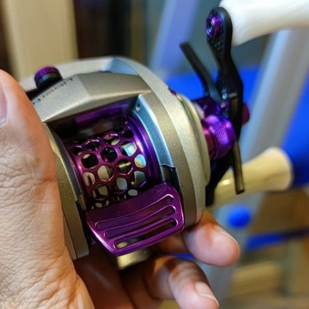 Manivelle Carbone GOMEXUS 95mm – Pour Moulinets Baitcasting Daiwa, Abu Garcia, Shimano – Légère, Boutons TPE, Compatible Avec De Nombreux Modèles