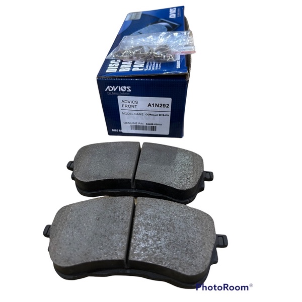 ผ้าเบรค หน้า/หลัง TOYOTA ALTIS G1.6 ปี 19-22 รุ่นHYBRID ใช้ไม่ได้ ยี่ห้อADVICS กล่องน้ำเงินOEM - รูปที่ 5