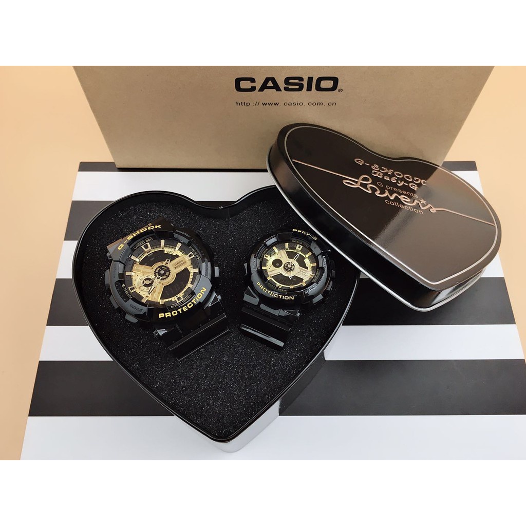 คู่รัก Casio ดู g-shock / baby-g นาฬิกาผู้ชายและผู้หญิงกีฬานาฬิกาอิเล็กทรอนิกส์ uakz