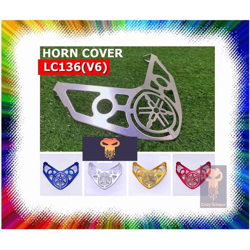YAMAHA LC135 NEW V6 Horn Logo Cover [ MODEL V6 SAJA ]
