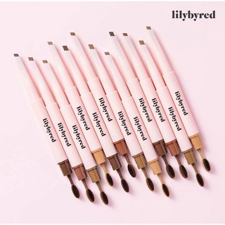 [สินค้าเคาท์เตอร์] Lilybyred HARD FLAT BROW PENCIL คิ้วสวยและแปรงเก๋ ปัดเรียงเส้น #ผลิตสดๆน่าซื้อไปหมด #พิ้งกี้โพนี่🦄