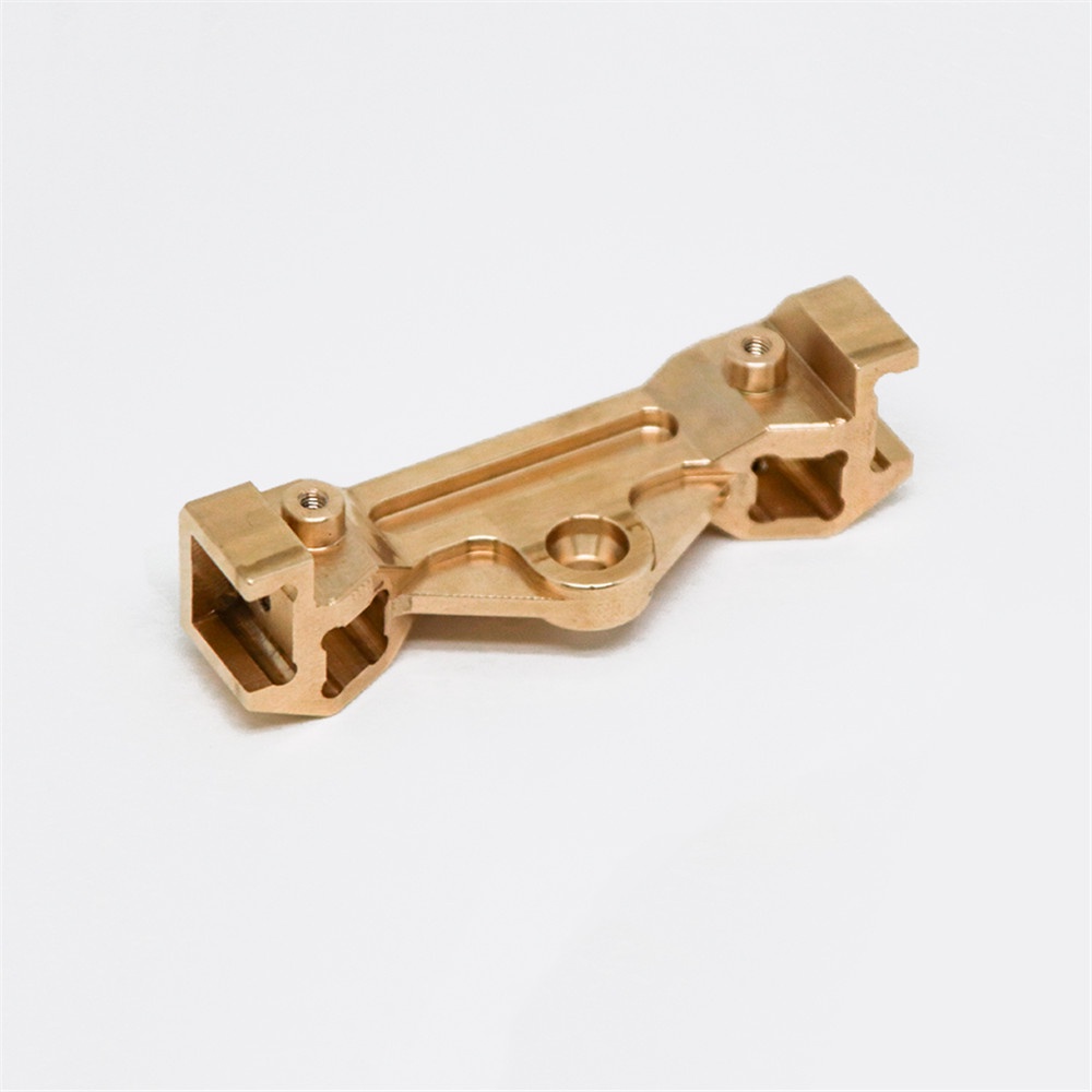 สําหรับทองเหลืองด้านหน้า Beam ขาตั้งกันชน 1/10 YK4103 YK4102 YK4082 RC Crawler โลหะ Counterweight อะ