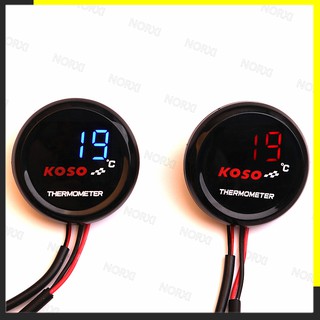 Universal KOSO Ultra-thin Round Water Temperature Meter For Honda Motorcycle