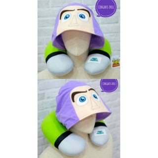 (ลิขสิทธิ์แท้ ส่งฟรี) หมอนรองคอ บัซ ไลท์เยียร์ Buzz Lightyear ทอย สตอรี่ Toy Story