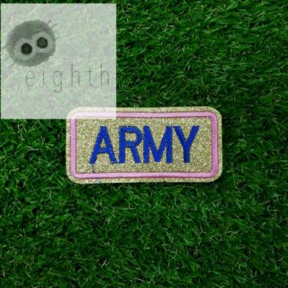 ตัวรีด ARMY กลิตเตอร์ทอง