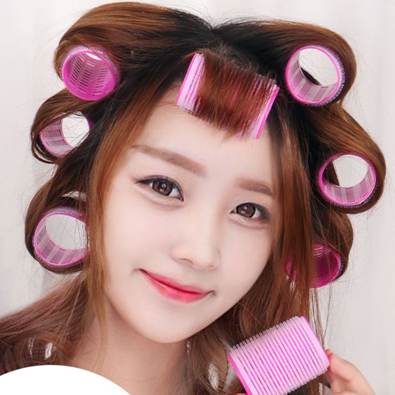 2 ชิ้น โรลม้วนผม อเนกประสงค์ โรลม้วนผมหน้าม้า Hair Roll ไม่มียุบ โรล