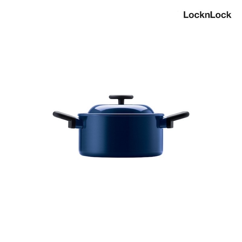LocknLock หม้อมีฝาปิด Casserole 20 cm. DECORE' collection รุ่น LDE1202IH