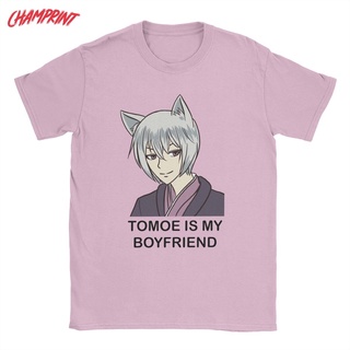 ใหม่ เสื้อยืดคอกลม แขนสั้น ผ้าฝ้าย 100% พิมพ์ลายอนิเมะ Tomoe Is My Boyfriend Kamisama Kiss สําหรับผู้ชาย และผู้หญิงS-5XL