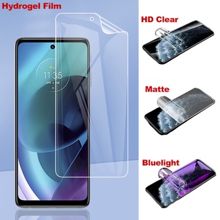 For Motorola Moto One G 5G Plus G82 G72 G62 G71 G71S G52 G42 G41 G32 G31 G30 G51 G60 G60S Full Cover Screen Protector Matte Clear Anti-Bluelight Anti-Fingerprint Hydrogel Film