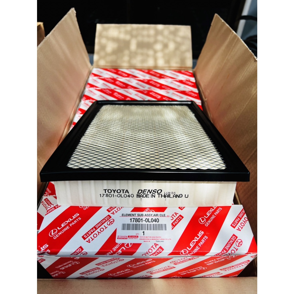 กรองอากาศ รีโว่ ฟอร์จูนเนอร์ แท้ Revo , FORTUNER ปี 2015-2020 #17801-0L040  TOYOTA