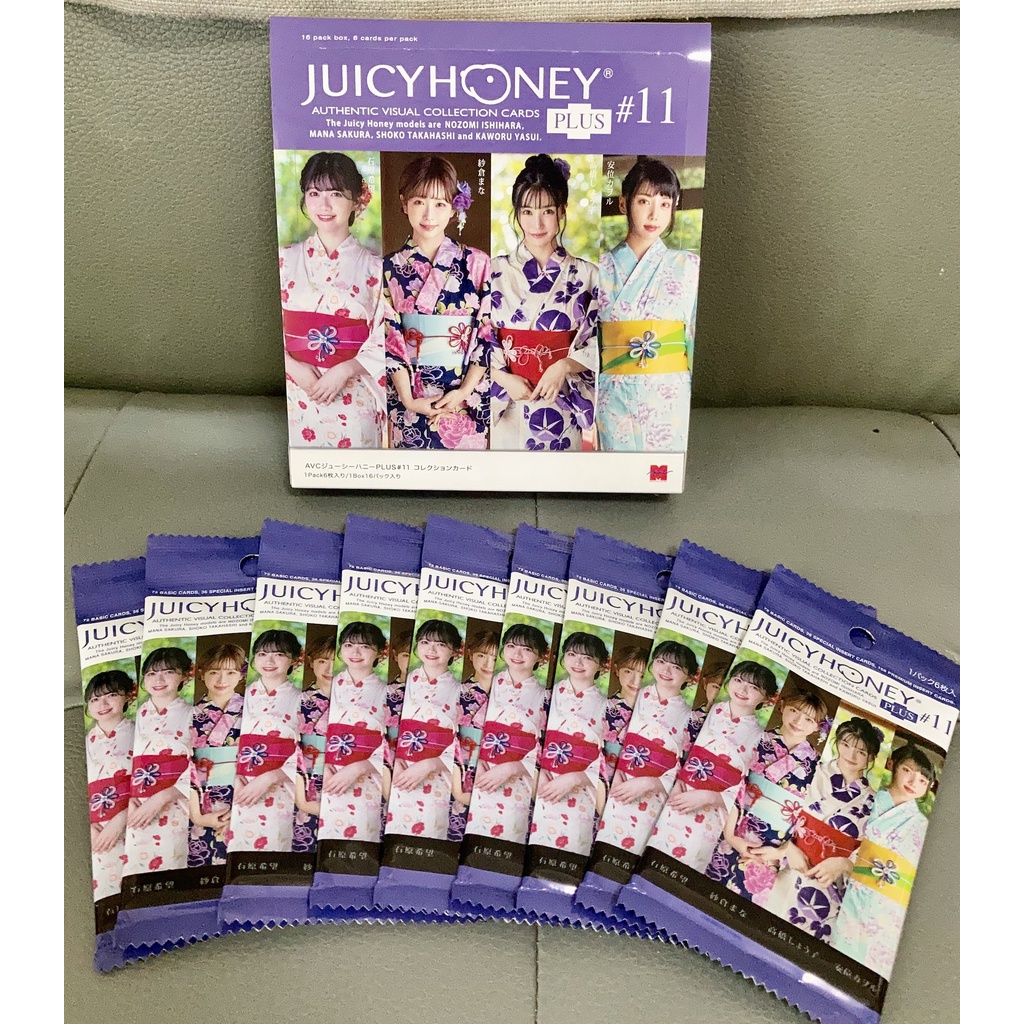 [ของแท้] Juicy Honey Plus #11 การ์ดดารา AV 1 ซอง ได้การ์ด 6 ใบ พร้อมส่ง หายาก