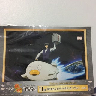 โปสเตอร์ รูปภาพ อนิเมะ กินทามะ ของแท้ ญี่ปุ่น JAPAN GINTAMA ANIME Cartoon Banpresto Poster Photo ของสะสม