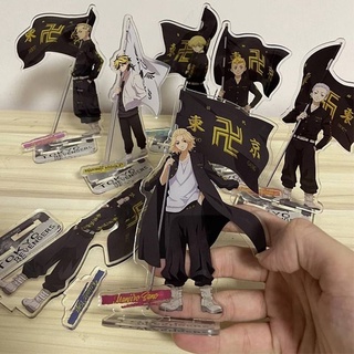 ของเล่นฟิกเกอร์ โมเดล Japan Anime Tokyo Revengers Figures Desk Plate Models Anime Acrylic Stand Model Toys Action Figures kids gift Sano Manjirou Hanagaki Takemichi Mitsuya Takashi Matsuno Chifuyu Ryuuguuji Ken