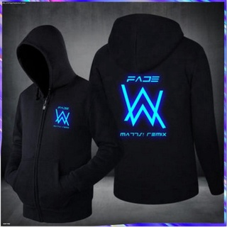 【Lowest price】Alan Walker DJ เสื้อกันหนาวหมวก เสื้อกันหนาวคลุมด้วยผ้าฤดูใบไม้ผลิและฤดูใบไม้ร่วง