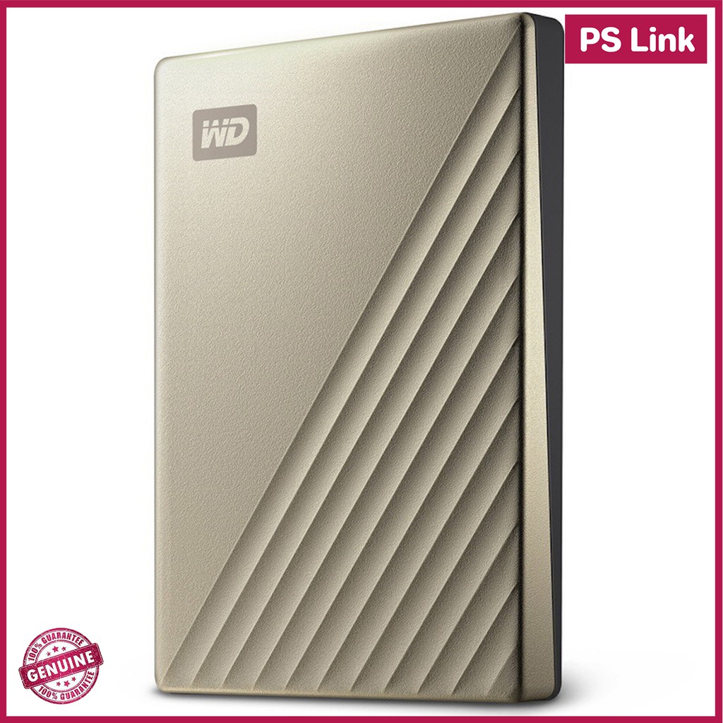 Western Digital WD My Passport Ultra 4TB, Gold - NEW USB 3.0 SIZE 2.5" 5400RPM (ฮาร์ดดิสก์พกพา) (WDB