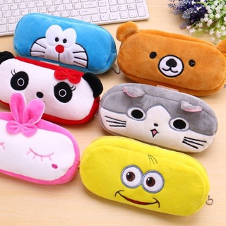 พร้อมส่ง! กระเป๋าใส่ดินสอ กระเป๋าใส่ของ ขนตุ๊กตา นิ่ม